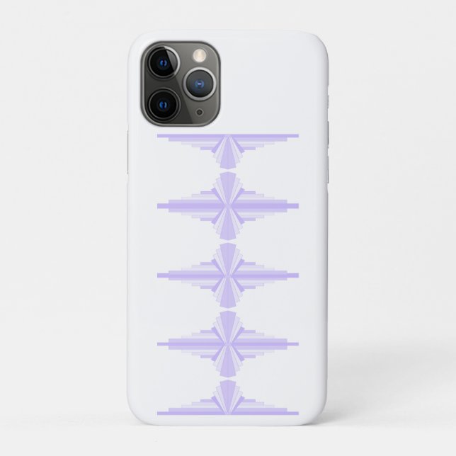 Art Deco Pattern in Lilac Case-Mate iPhone Case (Back)