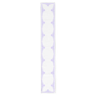 Art Deco Pattern in Lilac Long Table Runner