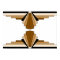 Art Deco Pattern in Tans