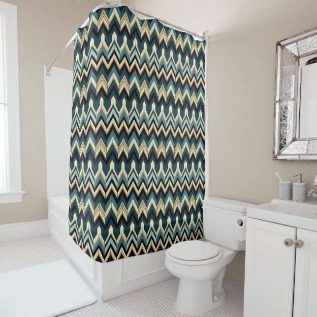 Art Deco pattern lovers  Shower Curtain (In Situ)