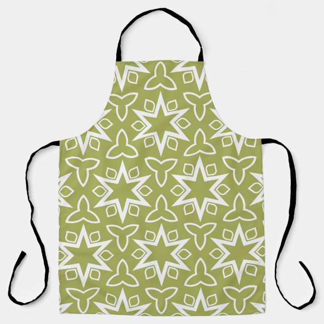 Art-deco pattern. Seamless. Arabesque. Vintage ill Apron (Front)