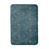 Art Deco pattern with gold geometric shapes
