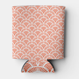 Art Deco Pattern with Scale Motifs. Can Cooler