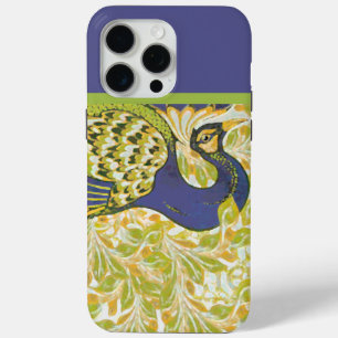 Art Deco Peacock iPhone 15 Pro Max Case