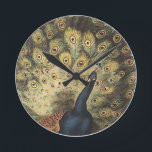Art Deco Peacock Clock<br><div class="desc">Perfect for the Art Deco home.</div>