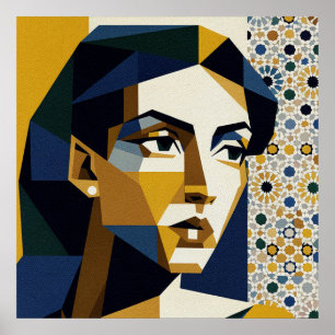 Art Deco Piano Woman Poster Jazz Age Music Room