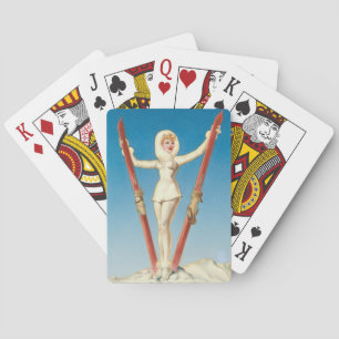 Art Deco Pin Up Playing Cards