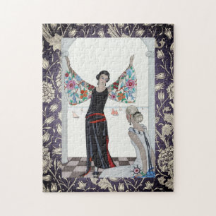 Art Deco Purple Accented Puzzle