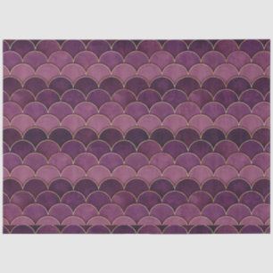 Art Deco Purple Shades Decoupage Tissue Paper