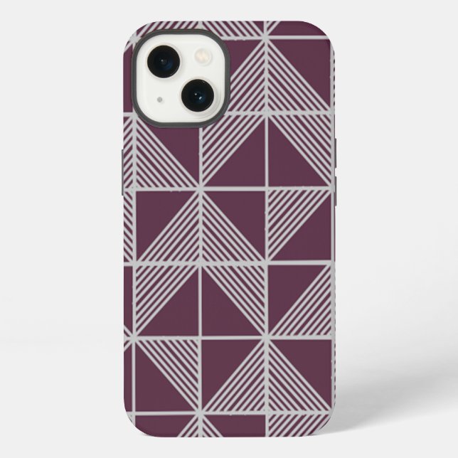 Art Deco Puzzle iPhone Case (Back)