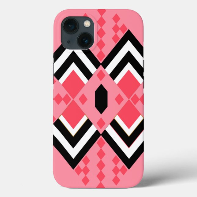 Art Deco Quilt Inspired  Case-Mate iPhone Case (Back)