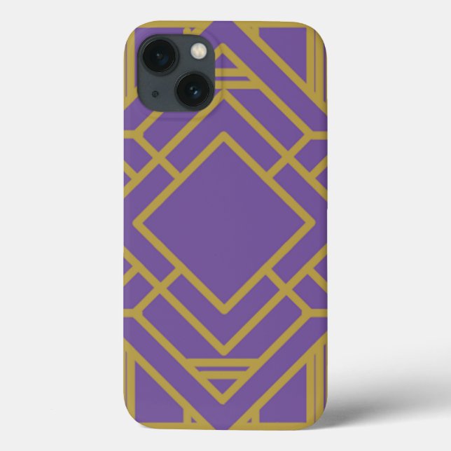 Art Deco Quilt Inspired  Case-Mate iPhone Case (Back)