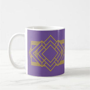 Art Deco Quilt Inspired  Coffee Mug