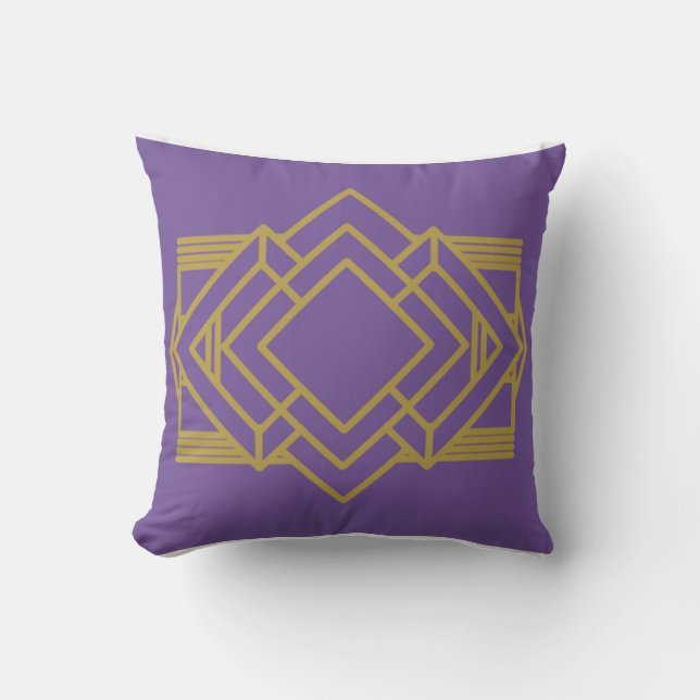 Art Deco Quilt Inspired  Cushion (Front)