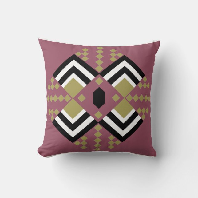 Art Deco Quilt Inspired Cushion (Front)