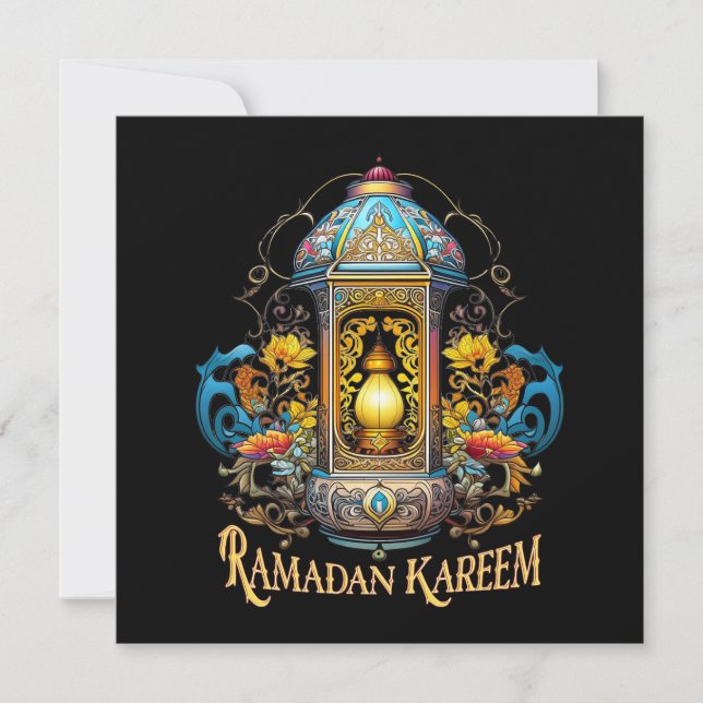 Art Deco Ramadan  Invitation (Front)