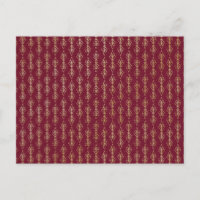 Art deco red and gold pattern