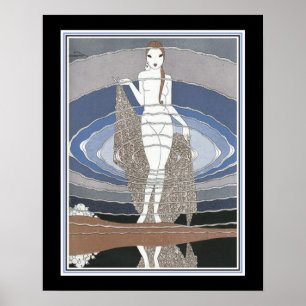 Art Deco 'Reflection" ca. 1920 Poster