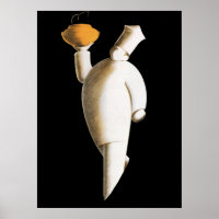 Art Deco Restaurant Chef, Vintage Business