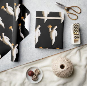 Art Deco Restaurant Chef, Vintage Business Wrapping Paper