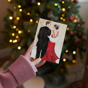 art deco retro vintage add sentiment card