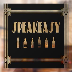 Art deco roaring 20's speakeasy prohibition 