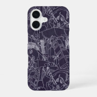 Art Deco Roman SPQR Dark Purple Aesthetic Art