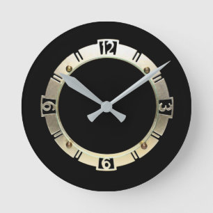 Art Deco Round Clock