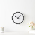 art deco round clock<br><div class="desc">get modern wall clocks with art deco</div>
