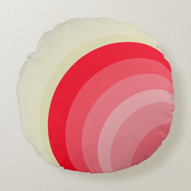 Art Deco Round Pillow (Front)