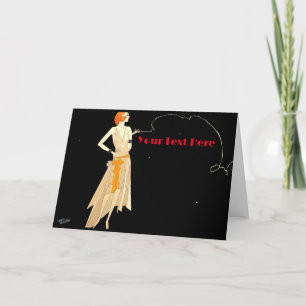 Art Deco Russell Patterson Thank You Card