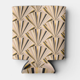 Art Deco Scales: Geometric Golden Glamour Can Cooler