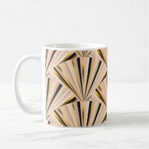 Art Deco Scales: Geometric Golden Glamour Coffee Mug