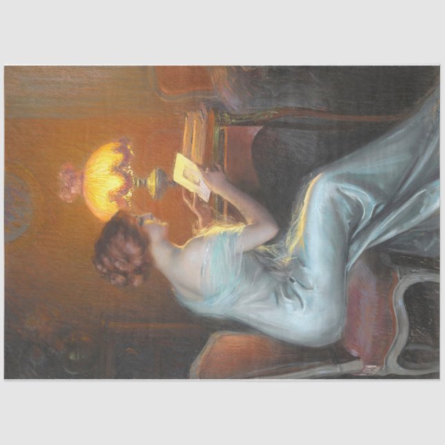 Art Deco Scene by Delphin Enjolras Decoupage Tissue Paper (Front)