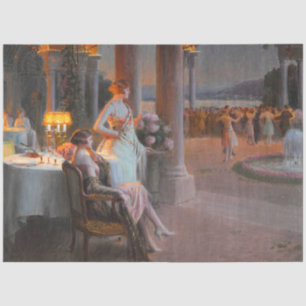 Art Deco Scene by Delphin Enjolras Decoupage Tissue Paper