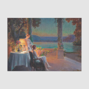 Art Deco Scene by Delphin Enjolras Decoupage Tissue Paper