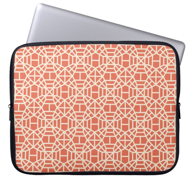 Art deco seamless pattern background. abstract, ar laptop sleeve (Front)