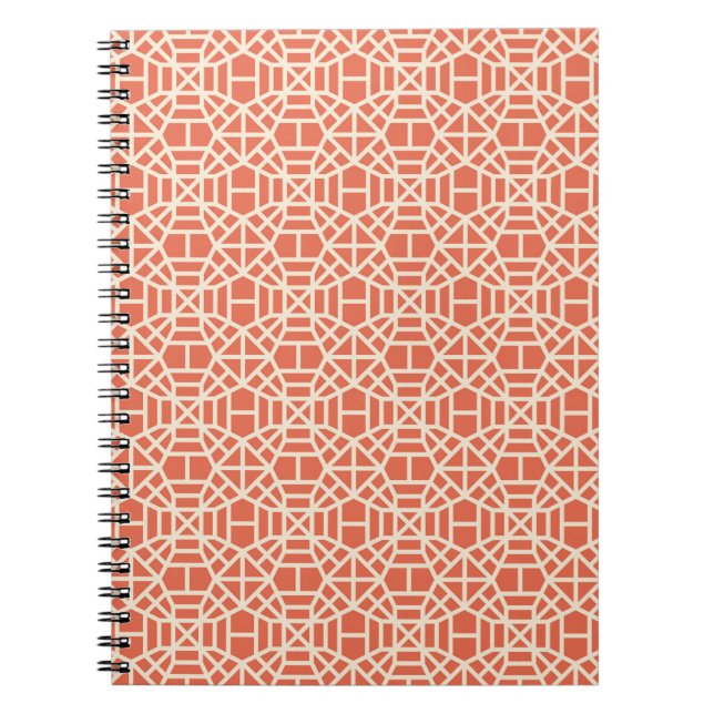 Art deco seamless pattern background. abstract, ar notebook (Front)