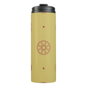 Art deco seamless pattern background. abstract, ar thermal tumbler