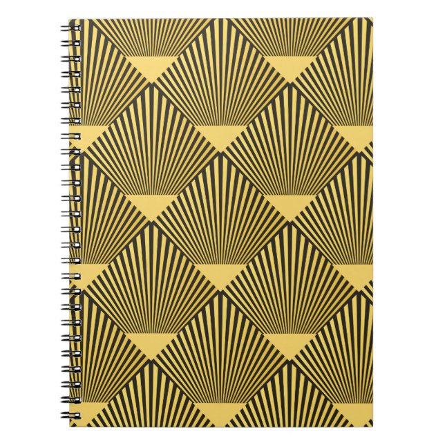 Art Deco seamless pattern. decoration ornament.  Notebook (Front)