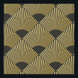 Art Deco seamless pattern Faux Canvas Print<br><div class="desc">Art Deco seamless pattern</div>