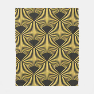 Art Deco seamless pattern Fleece Blanket