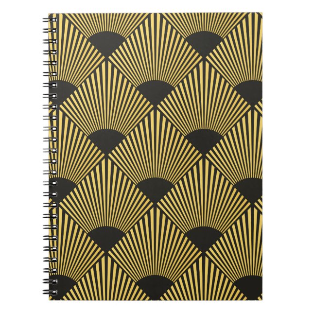 Art Deco seamless pattern Notebook (Front)