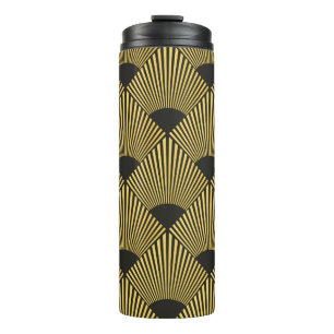 Art Deco seamless pattern Thermal Tumbler