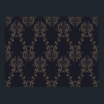 Art deco seamless pattern. Vintage background with Poster<br><div class="desc">Art deco seamless pattern. Vintage background with curls. Linear art. Pattern design. Style of the 1920s - 1930s. Vintage illustration
abstract, art, background, baroque, black, creative, curl, curve, damask, deco, decor, decoration, decorative, design, elegance, elegant, element, fabric, floral, flourish, vintage, retro, illustraion, hand drawn, ink-pen, </div>