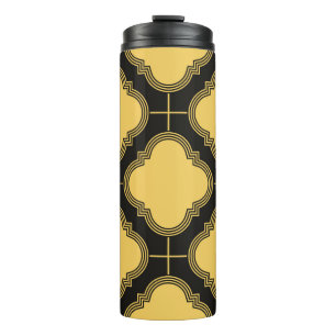 Art Deco seamless pattern. Vintage decoration orna Thermal Tumbler