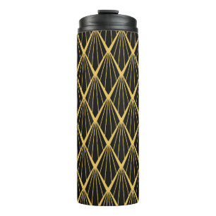 Art Deco seamless pattern. Vintage decoration orna Thermal Tumbler