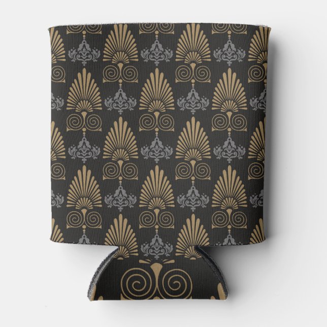 Art Deco: Seamless Vintage Wallpaper Can Cooler (Front)
