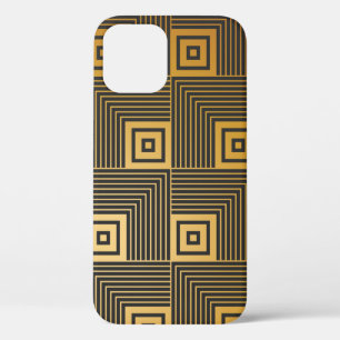 Art Deco seamless vintage wallpaper pattern iPhone 12 Case