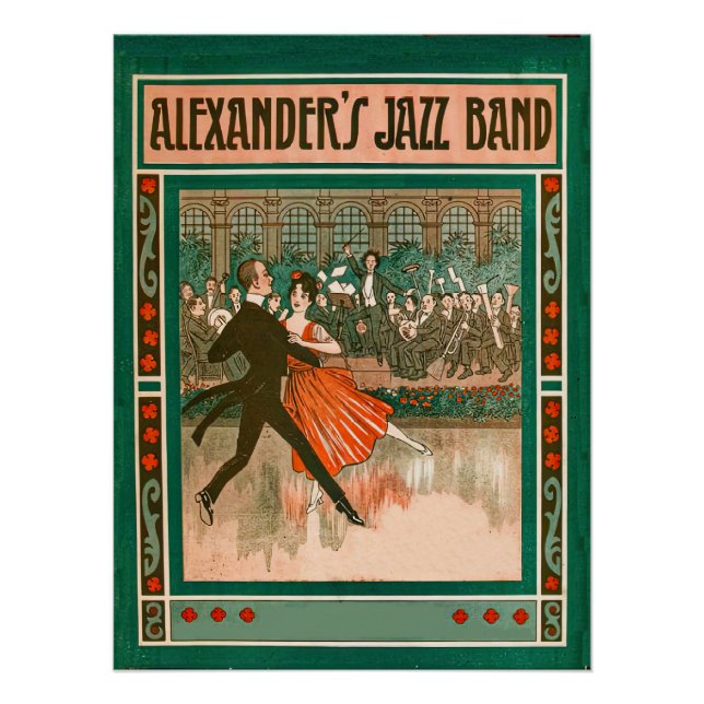  Art deco sheet music cover Poster (Front)